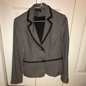 Polka dotted Jones New York blazer great condition
